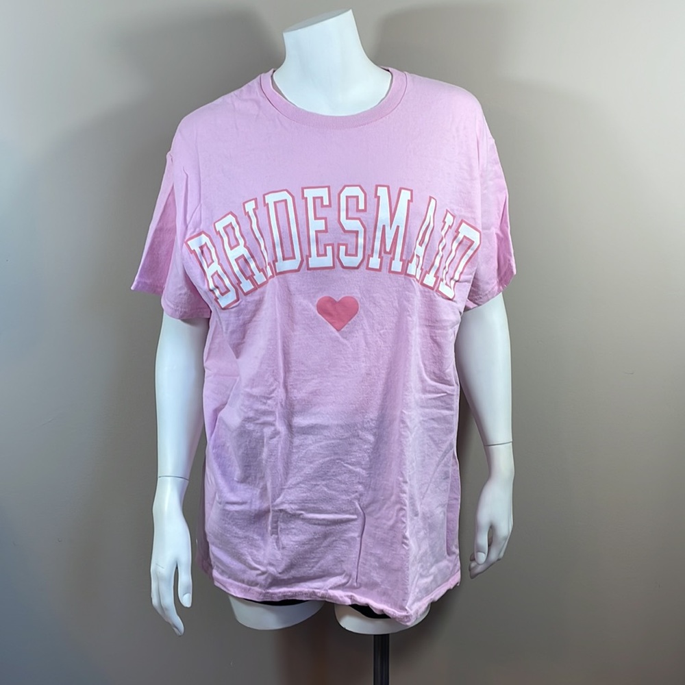 “BRIDESMAID” Graphic Oversized Tee